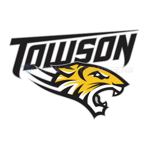 Towson Tigers Logo T-shirts Iron On Transfers N6582 - Click Image to Close